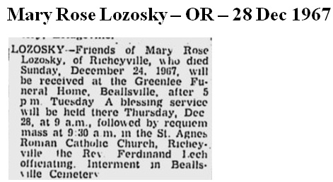 Mary Rose Lozosky